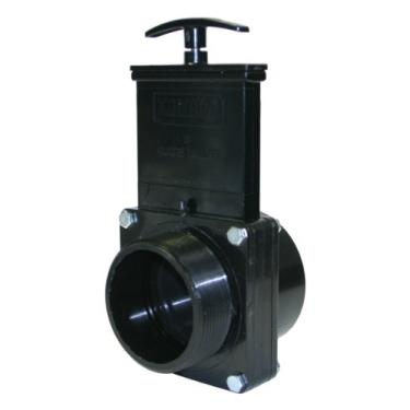 Imagem de Valterra 7305 ABS Válvula de portão, preta, 7,62 cm MPT x Slip