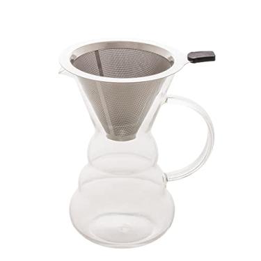 Imagem de LYOR - Cafeteira de Vidro Borossilicato com Filtro em Inox 500ml
