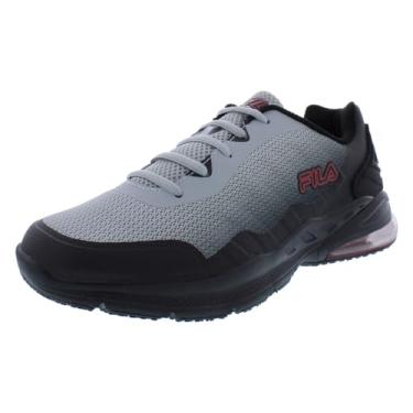 Imagem de Fila Tênis de corrida masculino Acumen Viz Highrise/Preto/Vermelho Fila 42, Cinza/Preto/Vermelho, 42