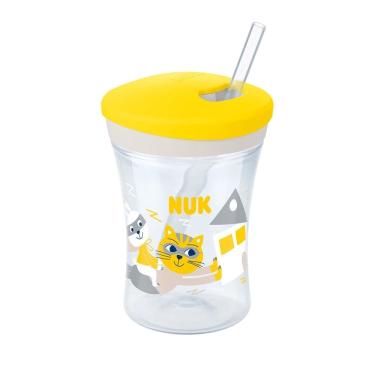 Imagem de Copo Evolution Action C/Canudo 230ml +12m Gato Nuk