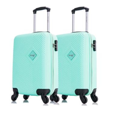 Imagem de Mala de Bordo 2 peças Zug Verde Swiss Move