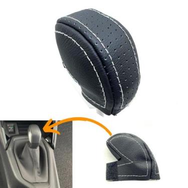 Imagem de Capa couro manopla câmbio automático C3 C4 Cactus 2019 2020 2021 2022 