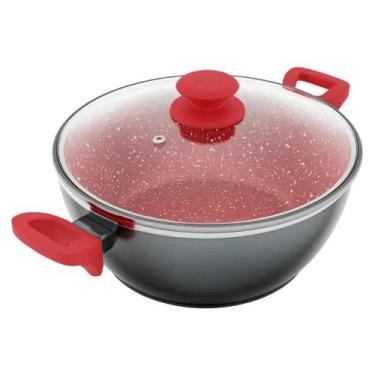Imagem de Panela Philco PPN24A Redstone 4,6L - 52805001  CINZA/VERMELHO