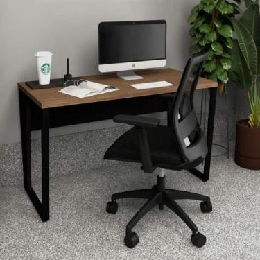 Imagem de Escrivaninha Industrial Tampo 30mm 1,20m AmPre Pés Metal F5 - F5 Offic