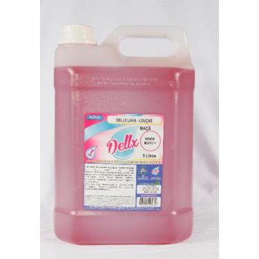 Imagem de Detergente Lava Louças Maça - 5 Litros - Dellx
