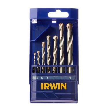 Imagem de Jogo de Brocas Irwin com 7 Peças Concreto 3,0-10,0mm