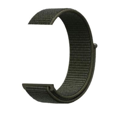 Imagem de Pulseira Nylon Compatível Com Hello Watch 3 Plus Ultra - Poolsy, Verde