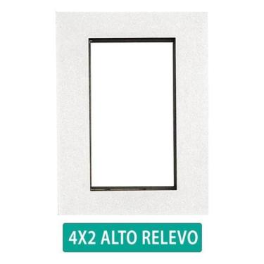Imagem de 1 Acabamento De Tomada Para Placas 3D Revestimento 4X2 Alto - Lujp Dec