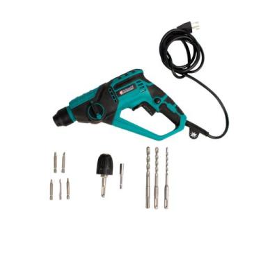 Imagem de Martelete Impacto 1000w Reversivel Furadeira Industrial 12pcs - Nakasa