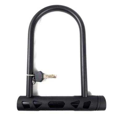 Imagem de Cadeado U-Lock 180x245mm em Aço para Bicicleta Absolute