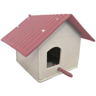 Imagem de Casa para pássaros kit com 5 casinha Plástico recicado - JR Injetados,