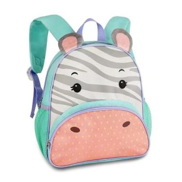 Imagem de Mochilas Escolar infantil Zoo Pets bichinhos: Zebra - clio