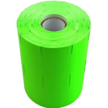 Imagem de Etiqueta universal adesiva para gôndola (branca, amarela e verde) - QR