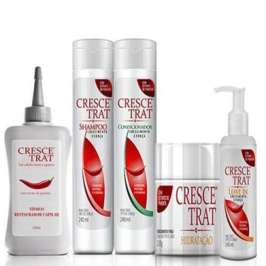 Imagem de Kit Com Shampoo Anti Queda De Cabelo Crescetrat