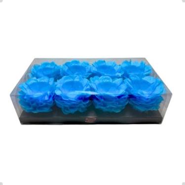 Imagem de Forminhas Floral Doces Finos Formas Lisa Seda- 40 Un - Decorar, Azul c