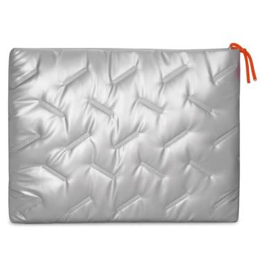 Imagem de Vinterfint Capa fina de 15 polegadas compatível com MacBook Air M3 M2 de 15 polegadas, Pro, Surface Laptop 7 6, XPS 15, algumas capas de 14 polegadas para Surface Laptop Studio 2, prata