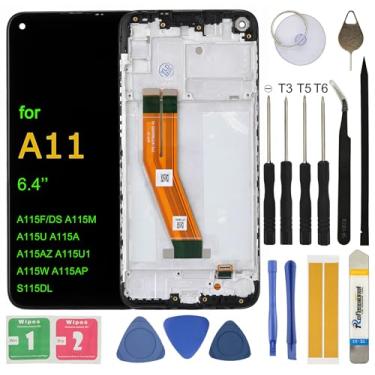 Imagem de UYGHHK Substituição de tela LCD para Samsung Galaxy A11 A115U S115dl A115a A115w 16.3 cm Montagem LCD Display Touch Screen Digitalizador com Ferramentas Adesivo Moldura
