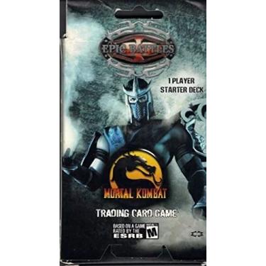Imagem de Mortal Kombat Round 1 Epic Battles 1 Player Starter Deck (Sub Zero on Box) 51 Cards