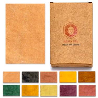 Imagem de Tintura de tecido com cores de extrato natural | Ideal para colorir roupas lenços bolsas bandanas | Conjunto de arte e artesanato DIY para crianças e adultos | Artigos de festa de pintura (marrom)