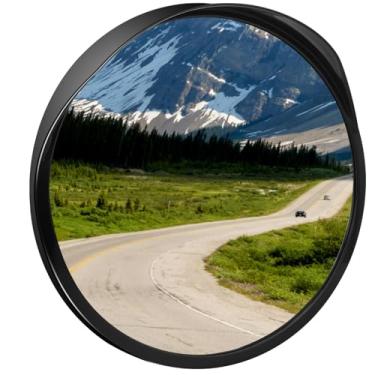 Imagem de Espelho de segurança convexo 61 cm Arcylic Driveway Mirror, estende seu campo de visão com suporte de fixação ajustável, para garagem garagem escritório casa fábrica por Hydencamm