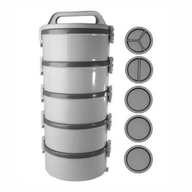 Imagem de Marmita Térmica Soprano 5 Andares Marmitex Pote Vasilha