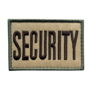 Imagem de uuKen Pequeno bordado Tan OCP Multi Camo Color Style Security Guard Officer Moral Patch 7,6 x 5 cm para boné tático militar uniforme jaqueta ombro armado peito (bronze, para chapéu 7,6 cm x 5 cm)