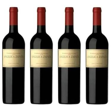 Imagem de Vinho tinto Argentino Angélica Zapata Cabernet Sauvignon - Kit 4 garrafas