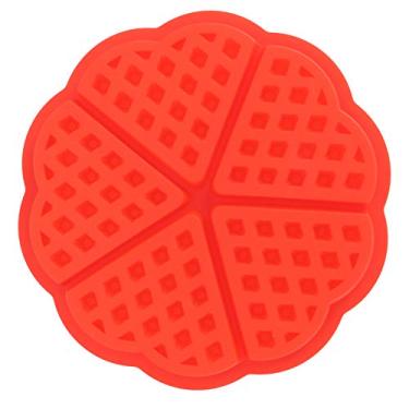 Imagem de Máquina de Waffle, Molde de Waffle de Silicone e Molde de Panqueca 3D Bolo de Silicone Waffle Muffin Molde de Bolo DIY Ferramentas de Cozimento Coração de Amor para Cozinha (5