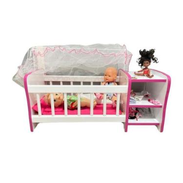 Imagem de Brinquedo  Berço Boneca Infantil Cômodas Véu Reborn  Adesivo de Prince