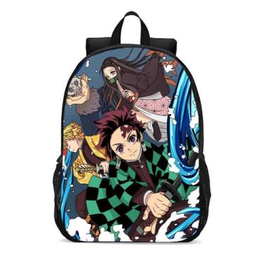 Imagem de Mochila Escolar Infanto Juvenil Anime Demon Slayer  Novidades 0415 - G