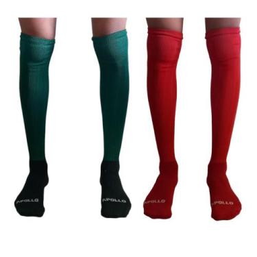 Imagem de Kit Com 03 Pares Meião Futebol Masculino Adulto PROFISSIONAL Atoalhado