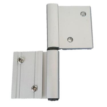 Imagem de Dobradica encaixe linha 42 sd-333 porta giro abrir aluminio fosco - VC