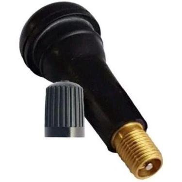 Imagem de Bico Válvula Pneu Sem Camara Para Moto e Carro Universal Longo - Trilh
