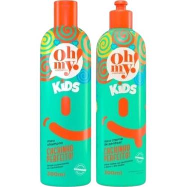 Imagem de Kit Kids Cachinho Perfeito! 1 Shampoo 1 Creme de Pentear 300ml Oh My! 