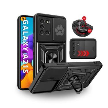 Imagem de Capa Capinha Armor Anti Choque Ring P/ Galaxy A21s - Champions Rox