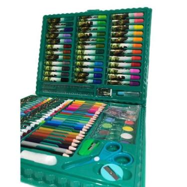 Imagem de Estojo De Pintura Mundo Dos Dinossauros 150 Peças - Fun Game