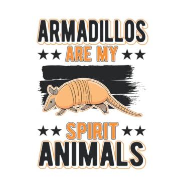 Imagem de Notebook With Armadillo: Armadillo Spirit Animal / 6x9 Inches / 120 ruled Sites