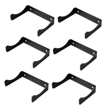 Imagem de Suportes De Garrafa De Parede Sterk Aço Carbono 12cm Decoração Organiz