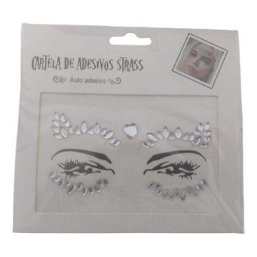 Imagem de Adesivo Carnaval Pedras Tipo Strass Rosto Maquiagem - BLF