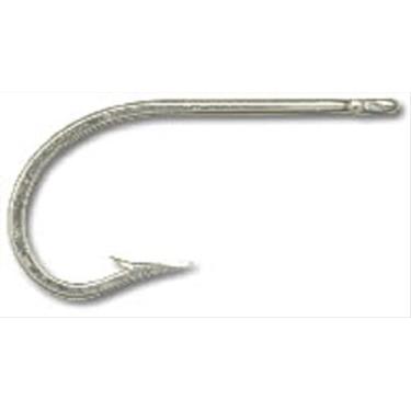 Imagem de Mustad Gancho de pesca clássico com 2 pontos extra fortes em linha de Duratina | Forte para atum pesado | Menos ganchos profundos para pegar e liberar, [Tamanho 9/0, Pacote com 100]