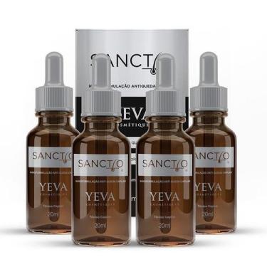Imagem de KIT 4 un SANCTIO, Nanoformulação Antiqueda Capilar - YEVA Cosmétiques