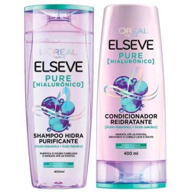 Imagem de Elseve Pure Hialurônico Kit  Shampoo + Condicionador, Kit