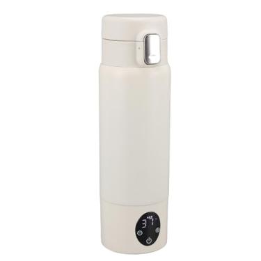 Imagem de Aquecedor de Mamadeira Portátil, Aquecedor de Mamadeira Ajustável de 37 a 50 ℃ Em Movimento, Aquecedor de Leite de Viagem Sem Fio de 300ML para Fórmula de Leite Materno, Controle