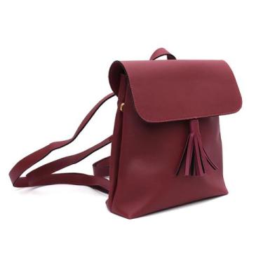 Imagem de Mochila Feminina Mochilinha Compacta Espaçosa Fashion Estilosa - A L C