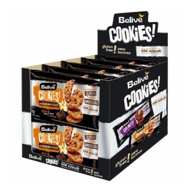 Imagem de Cookies Belive Zero Lactose, Açúcar e Glúten Baunilha com Chocolate 10