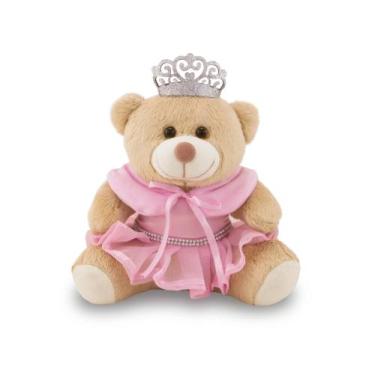 Imagem de Ursinha de Pelúcia Princesa 25cm Decoração - Toybrink