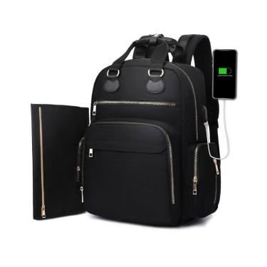 Imagem de Mochila para fraldas ILCOLPO com 17 bolsos, trocador