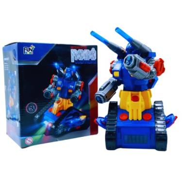 Imagem de Robô Guerreiro Interativo com Luzes, Movimentos e Canhões