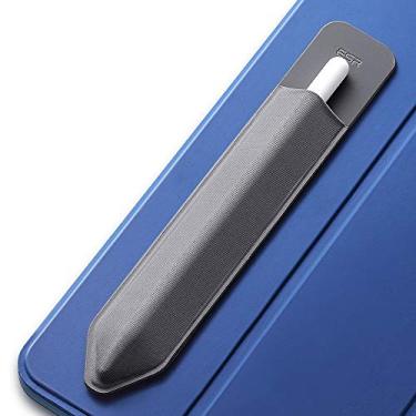 Imagem de ESR Suporte de lápis compatível com Apple Pencil (1ª e 2ª gerações), bolso elástico [canetas Stylus protegidas e seguras] capa adesiva anexada à capa para canetas Stylus