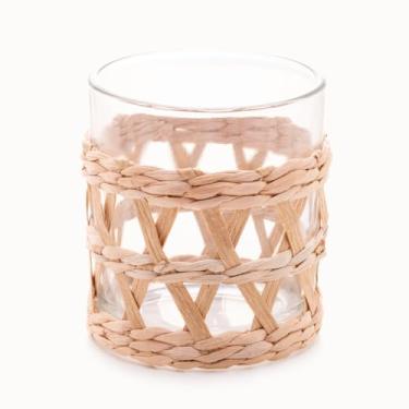 Imagem de WOLFF - Conjunto de 4 Copos Baixos de Vidro com Sisal 320ml
